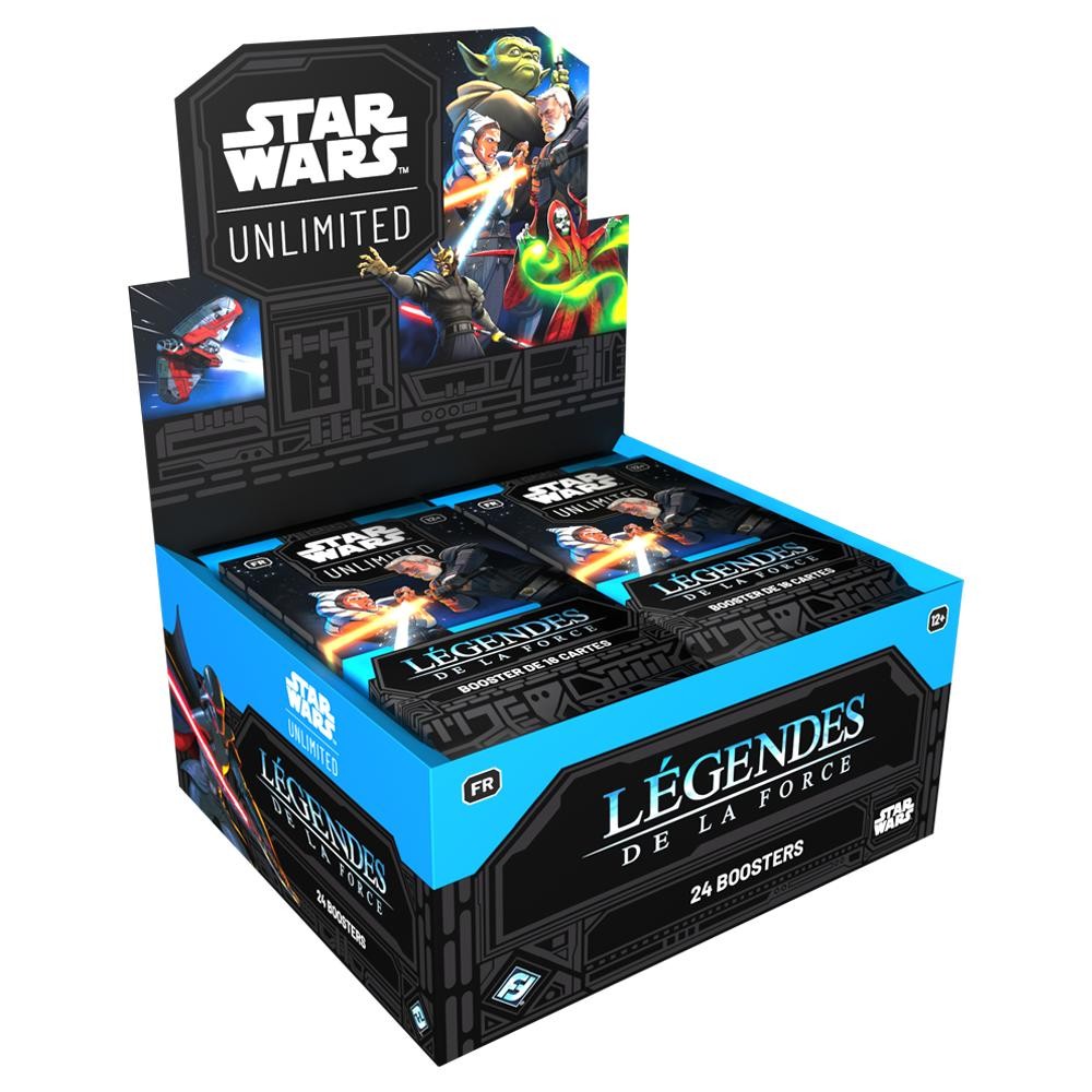 Star Wars Unlimited - Display de 24 Boosters : Légendes de la Force