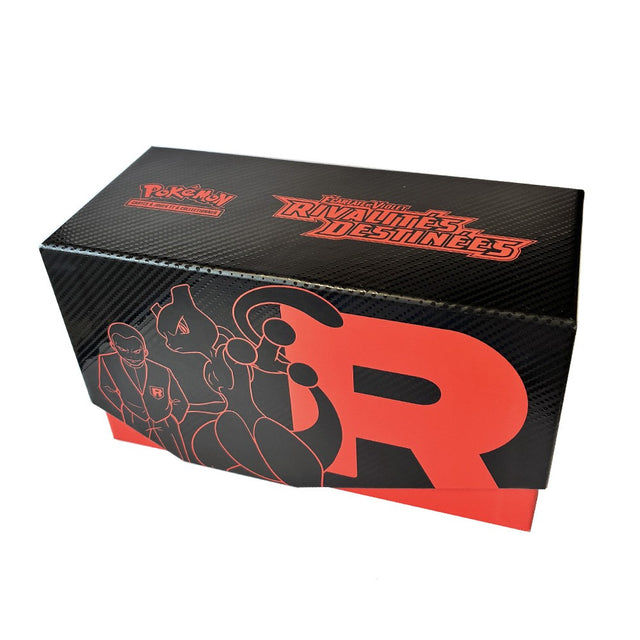 Pokémon - Boite Vide ETB - EV10 Ecarlate et Violet - Rivalités Destinées - Deck case + 4 Séparateurs