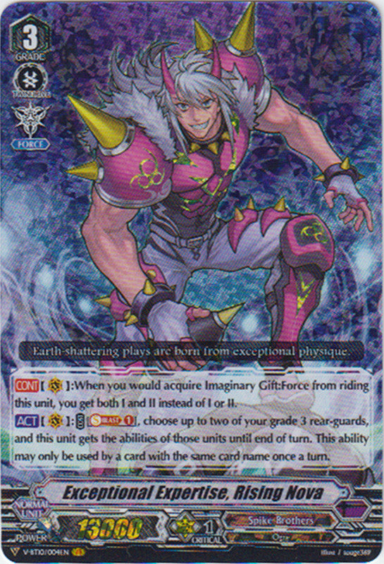 V-BT10/004 Exceptional Expertise, Rising Nova