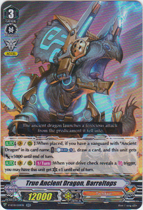 V-BT10/021 True Ancient Dragon, Barreltops