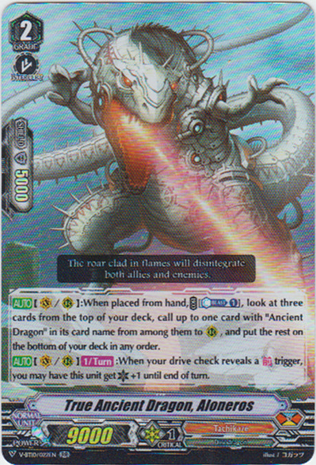 V-BT10/022 True Ancient Dragon, Aloneros