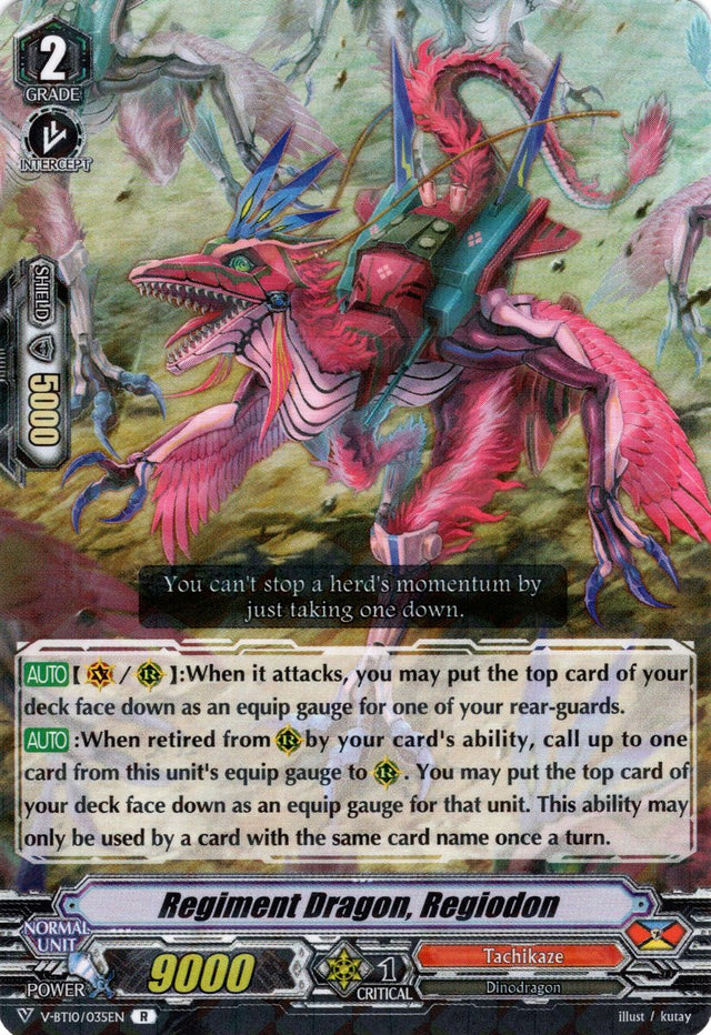 V-BT10/035EN Regiment Dragon, Regiodon