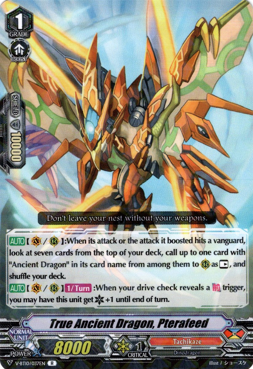 V-BT10/037EN True Ancient Dragon, Pterafeed