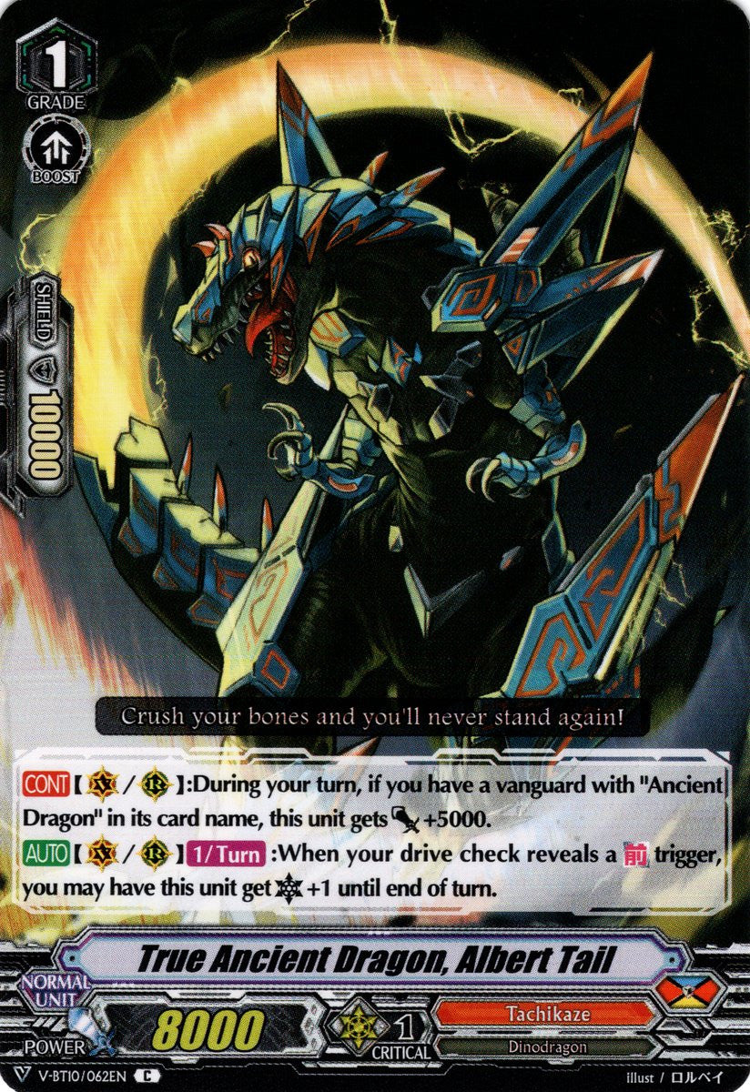 V-BT10/062EN True Ancient Dragon, Albert Tail
