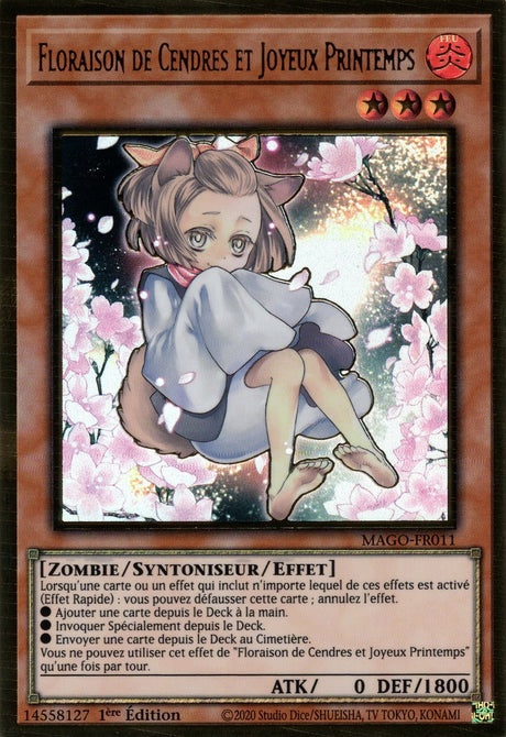MAGO-FR011B Floraison de Cendres et Joyeux Printemps