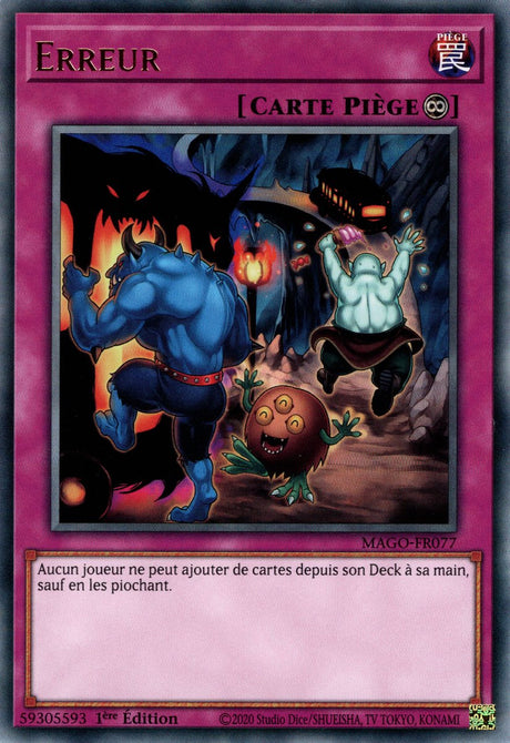 MAGO-FR077 Erreur