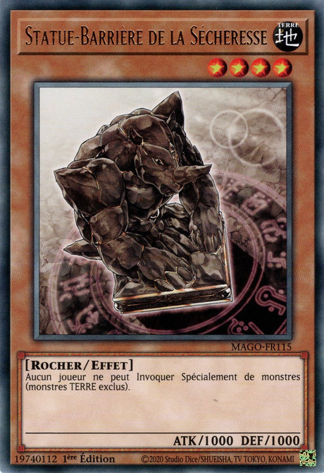 MAGO-FR115 Statue-Barrière de la Sécheresse