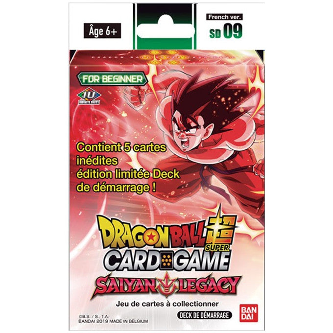 Starter Deck SD09 Saiyan Legacy Dragon Ball FR