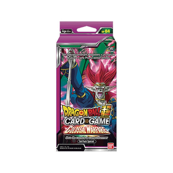 Spécial Pack Dragon Ball Série 4 Colossal Warfare VF
