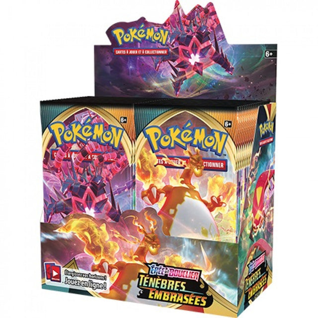 Pokémon - Boites Boosters Français - Boite De 36 Boosters EB03 - Epée et Bouclier 3 Ténèbres Embrasées