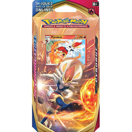 Deck à thème Pokémon Épée et Bouclier - Pyrobut FR (Blister)