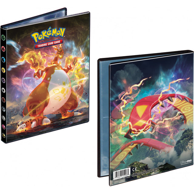 Pokémon - Portfolios - EB03 - Ténèbres Embrasées - Dracaufeu VMAX & Scolocendre VMAX (10 Feuilles De 4 Cases 80 Cartes)