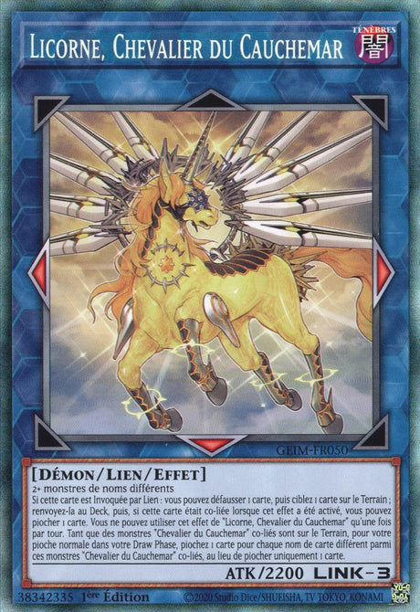 GEIM-FR050 Licorne, Chevalier du Cauchemar (Collector Rare)
