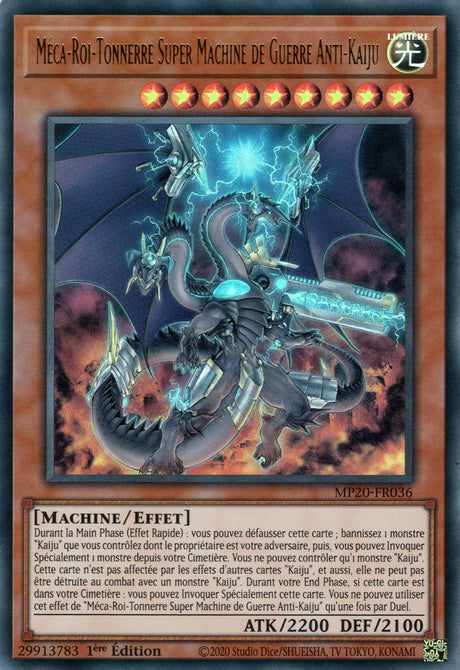 MP20-FR036 Méca-Roi-Tonnerre Super Machine de Guerre Anti-Kaiju