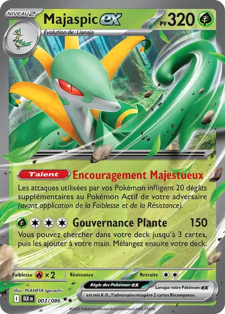 Majaspic ex (BLK 003) - Foudre Noire - Carte Pokémon EV10.5