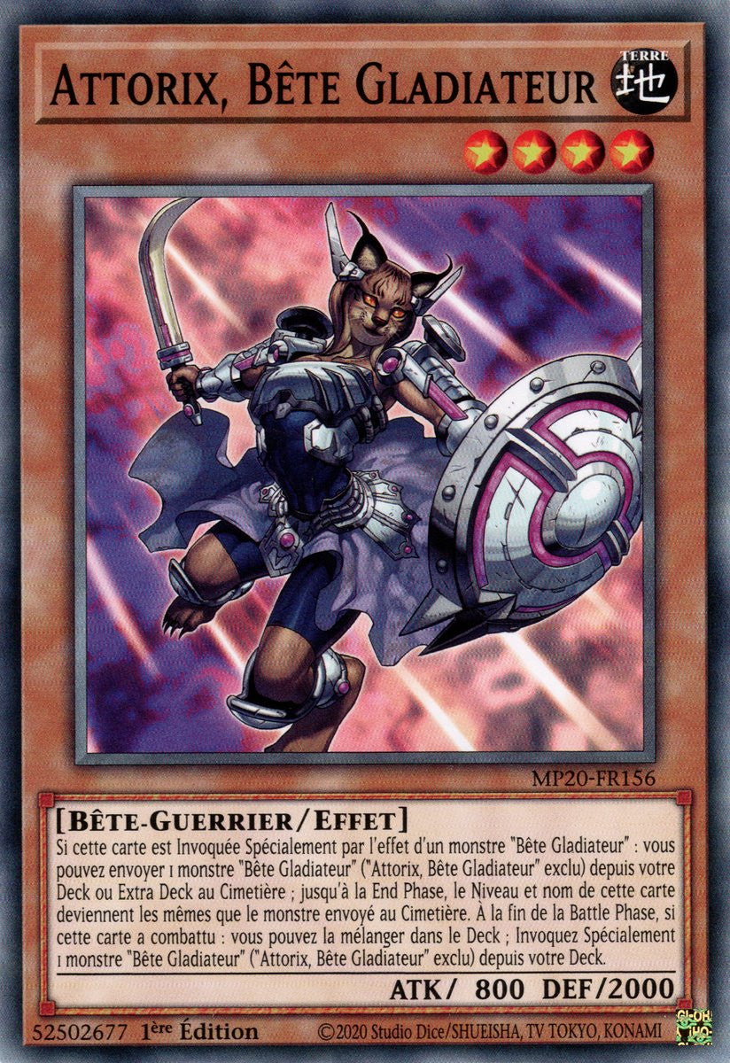 MP20-FR156 Attorix, Bête Gladiateur
