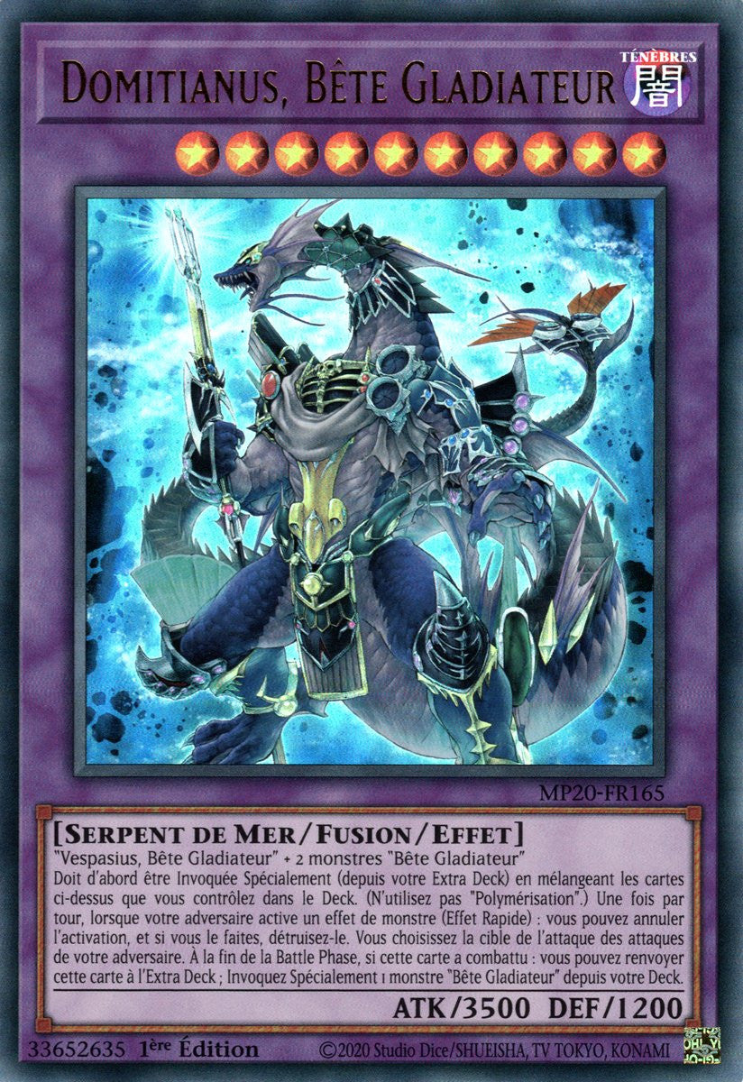 MP20-FR165 Domitianus, Bête Gladiateur