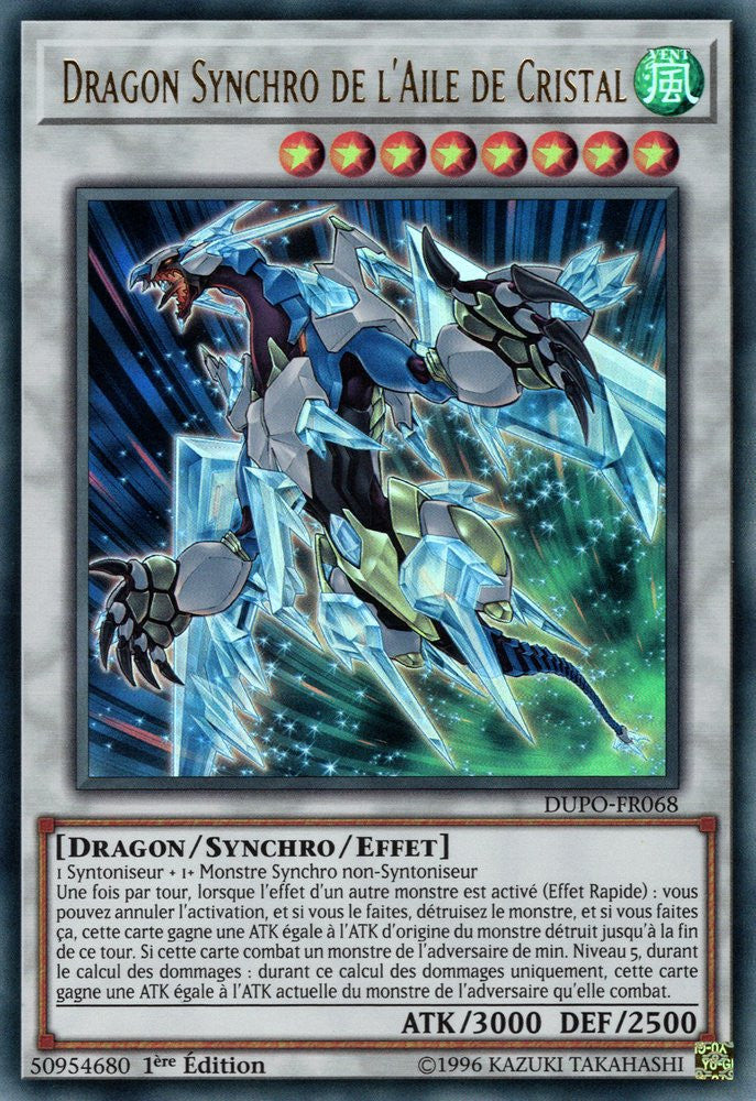 DUPO-FR068 Dragon Synchro de l'Aile de Cristal