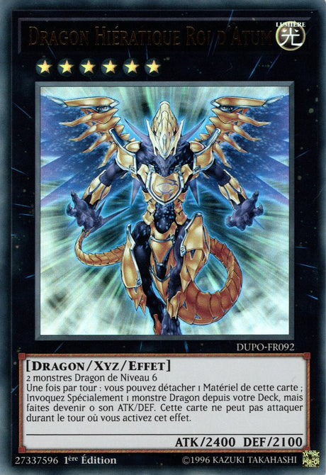 DUPO-FR092 Dragon Hiératique Roi d'Atum