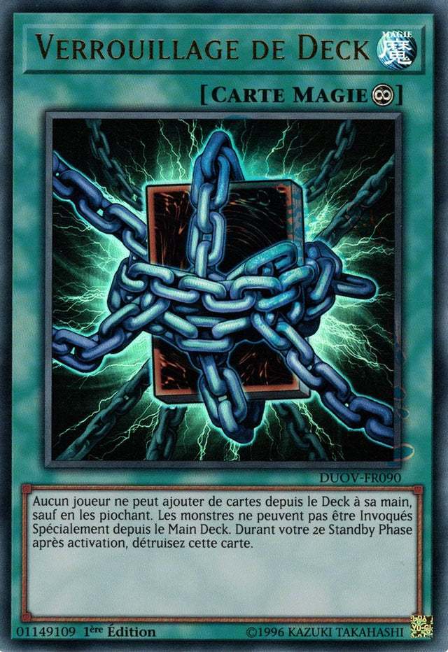 DUOV-FR090 Verrouillage de Deck