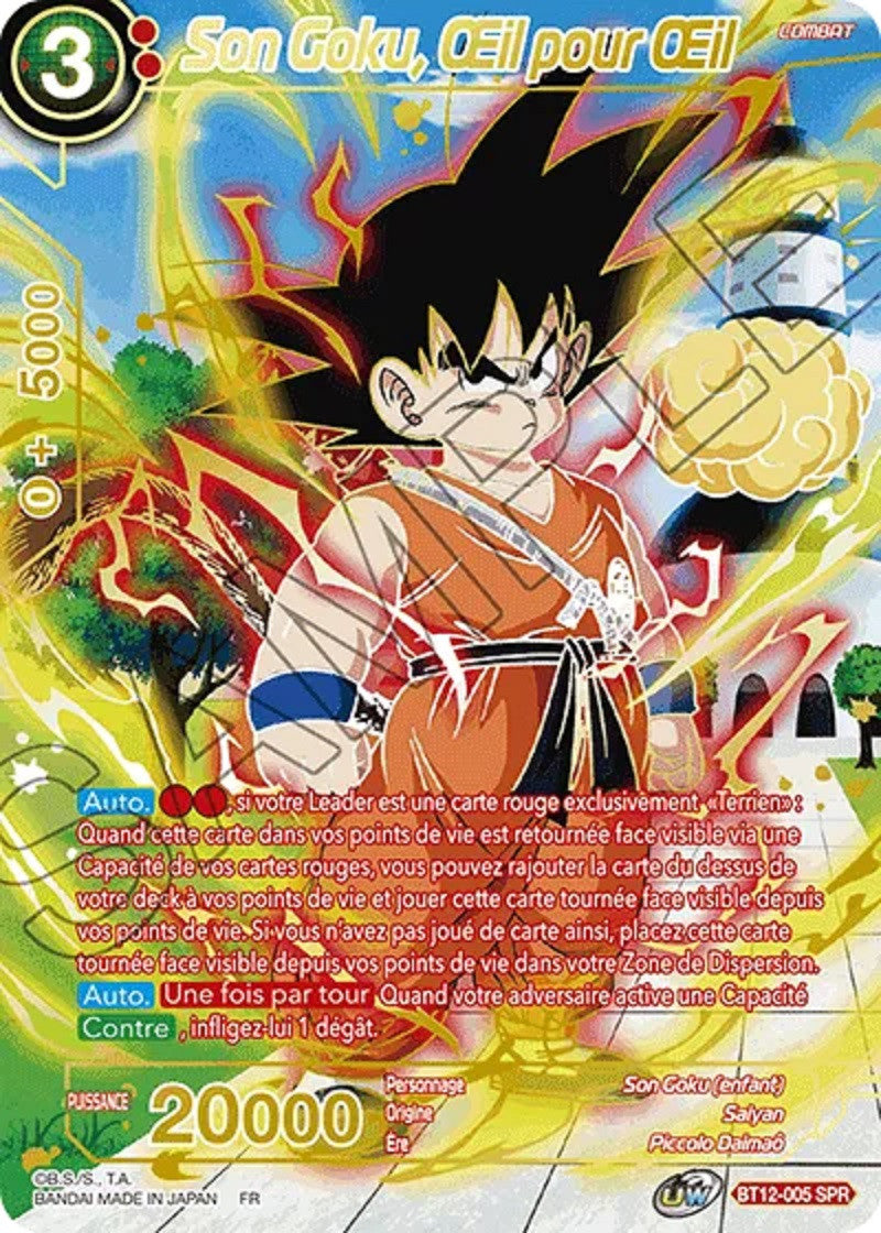 Son Goku, Œil pour Œil : BT12-005 SPR
