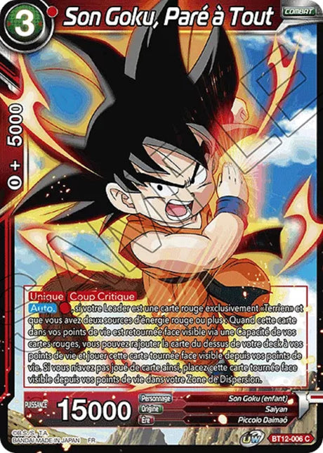 Son Goku, Paré à Tout : BT12-006 C
