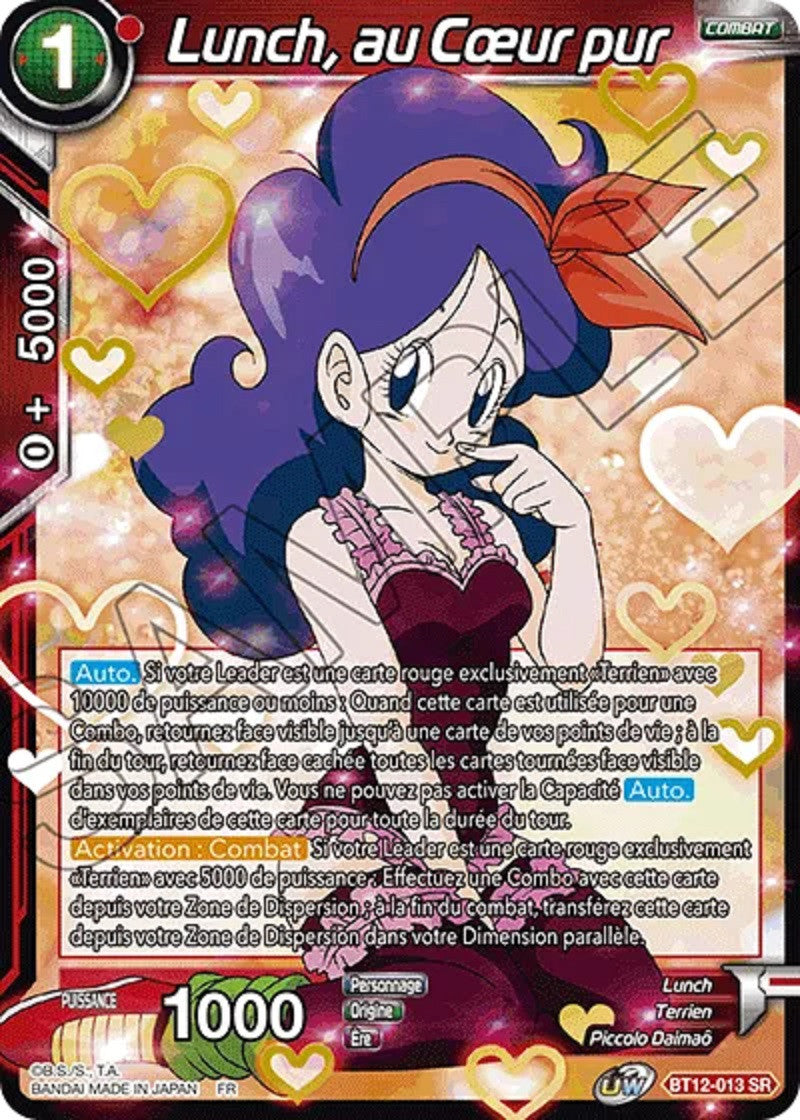 Lunch, au Cœur pur : BT12-013 SR