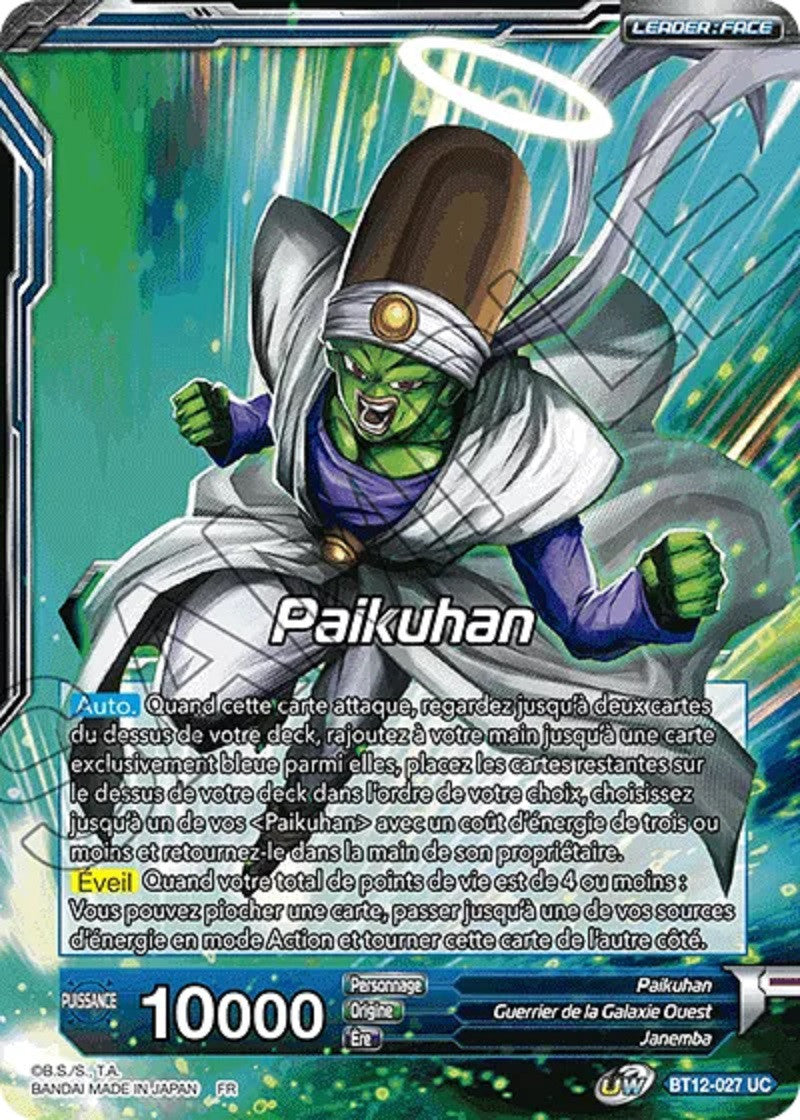 Paikuhan // Paikuhan, Frappe pénétrante : BT12-027 UC