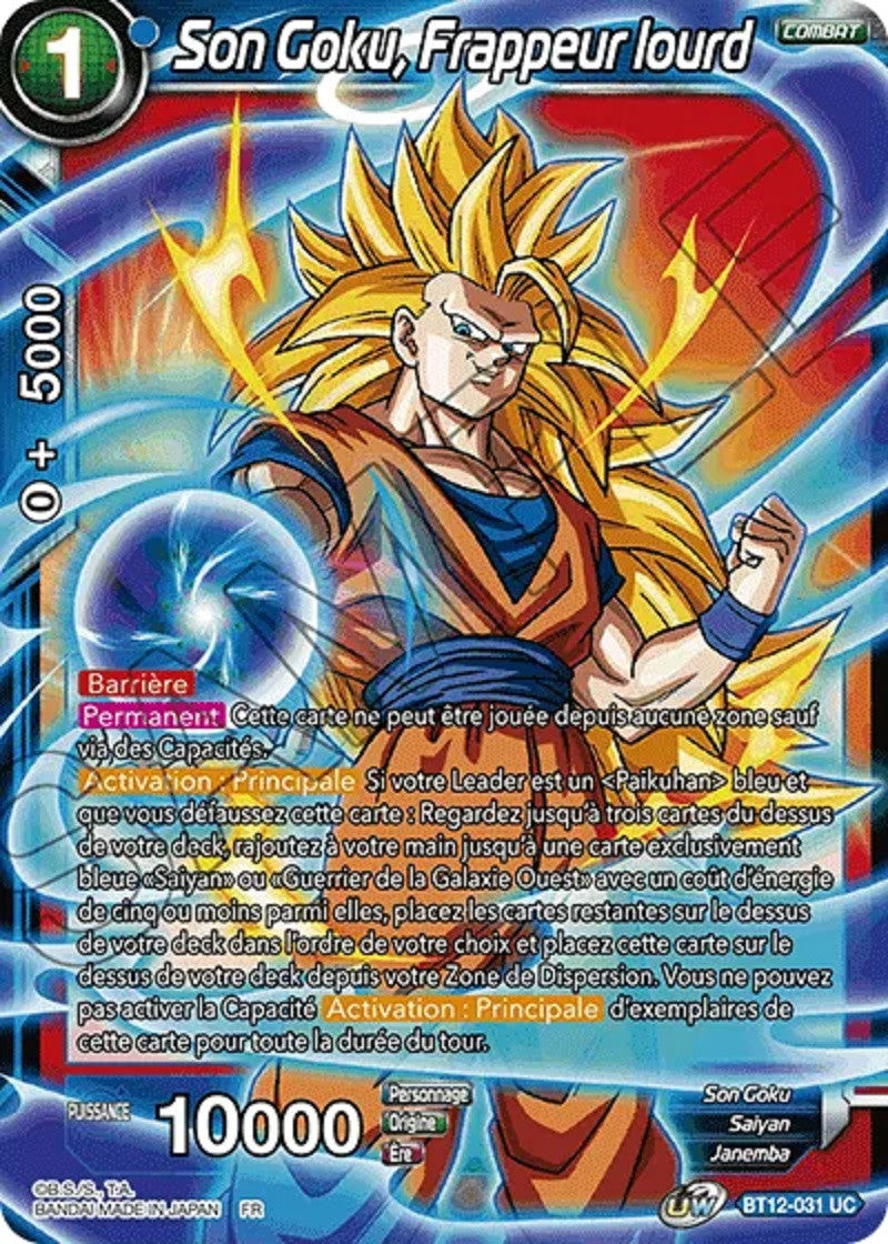 Son Goku, Frappeur lourd : BT12-031 UC