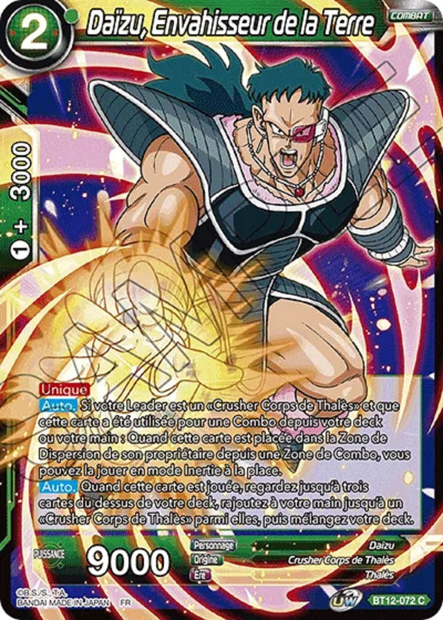 Daïzu, Envahisseur de la Terre : BT12-072 C