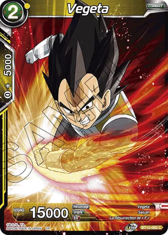 Vegeta : BT12-093 C