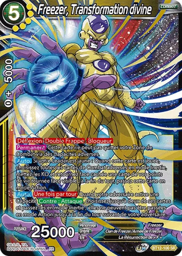 Freezer, Transformation divine : BT12-100 SR