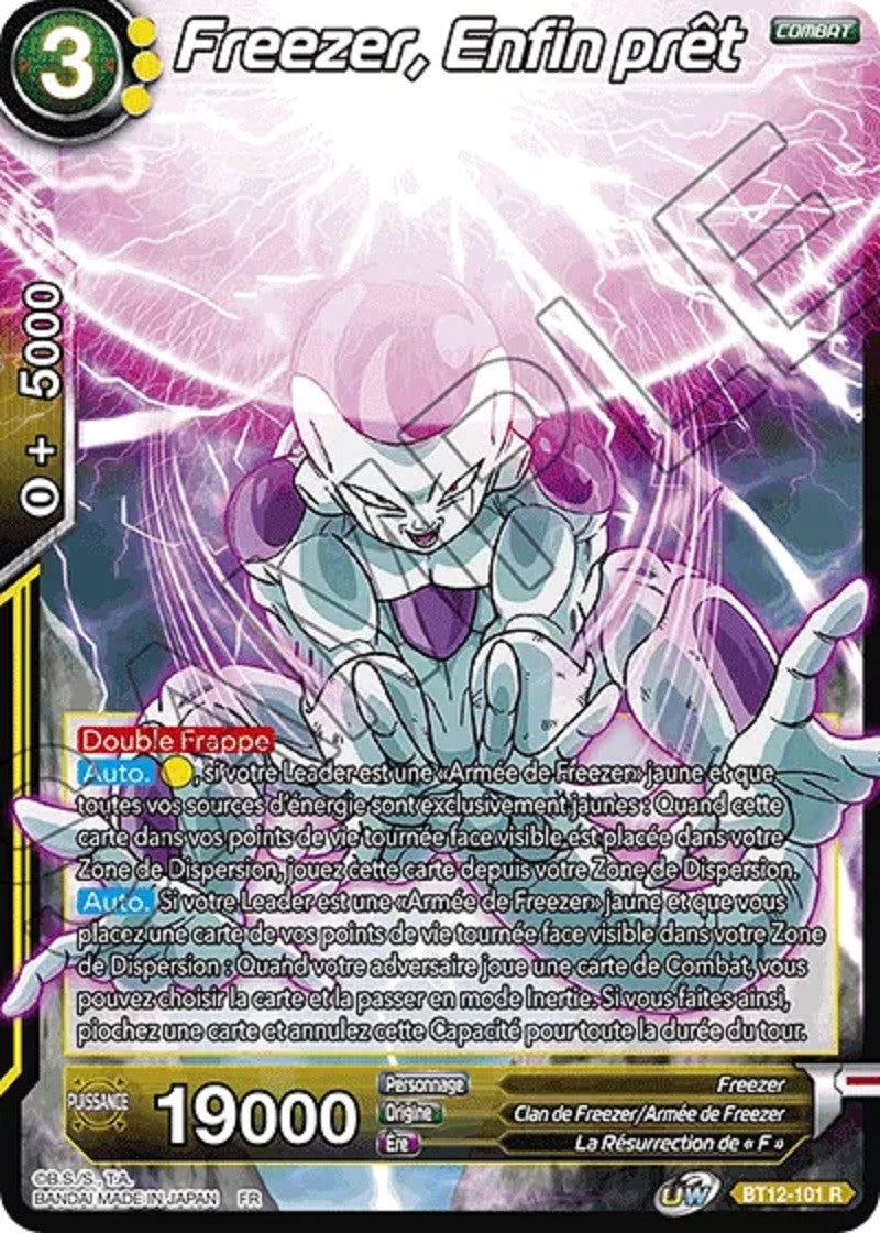 Freezer, Enfin prêt : BT12-101 R