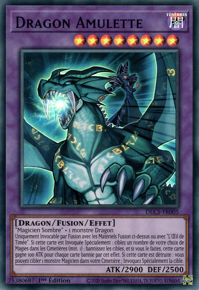 DLCS-FR005 Dragon Amulette (Bleu)