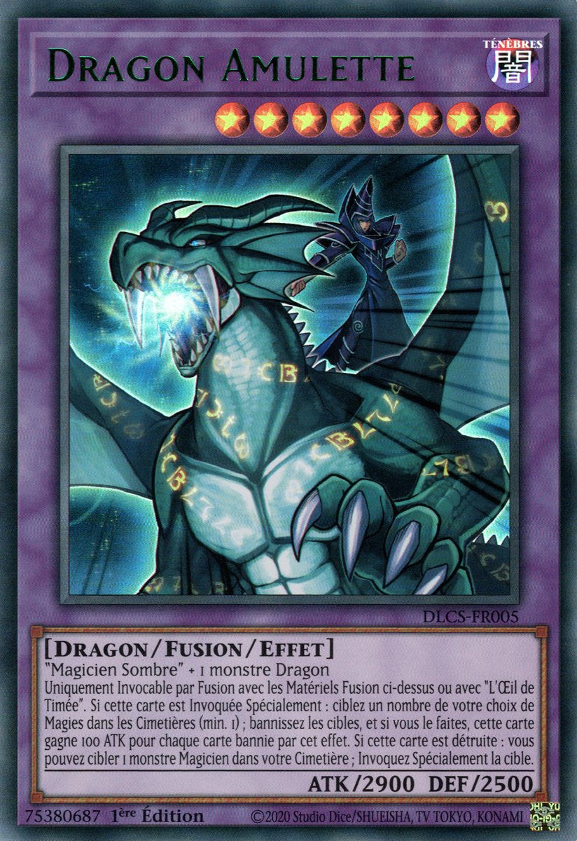 DLCS-FR005 Dragon Amulette (Vert)