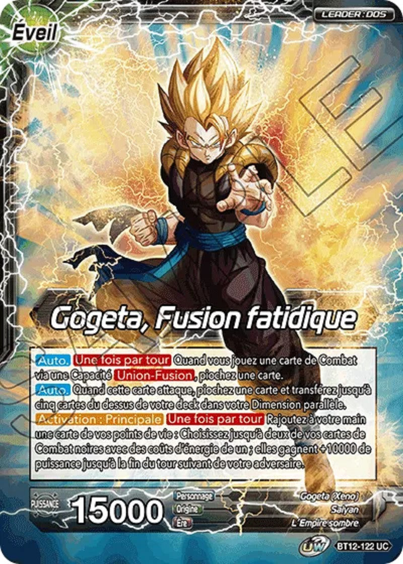 Son Goku et Vegeta // Gogeta, Fusion fatidique : BT12-122 UC