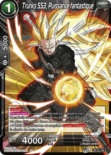 Trunks SS3, Puissance fantastique : BT12-134 C