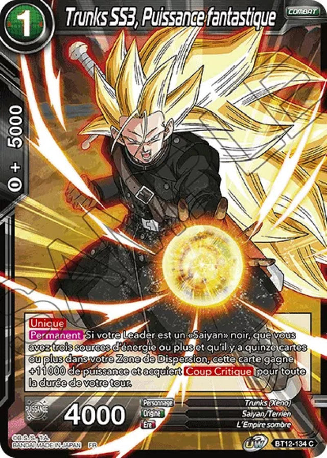 Trunks SS3, Puissance fantastique : BT12-134 C
