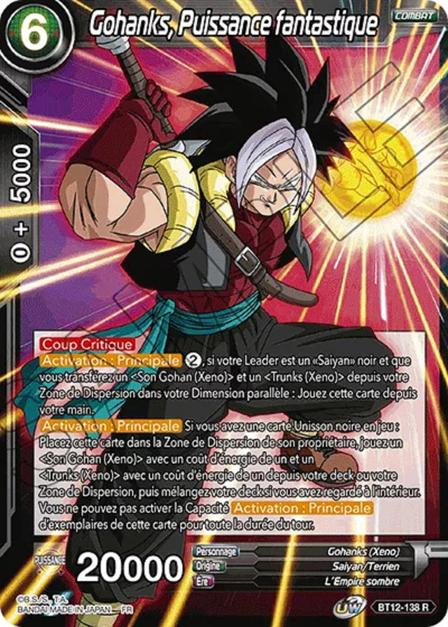 Gohanks, Puissance fantastique : BT12-138 R