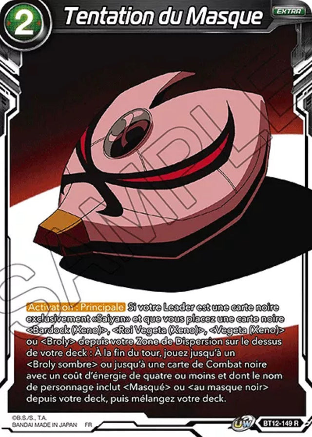 Tentation du Masque : BT12-149 R