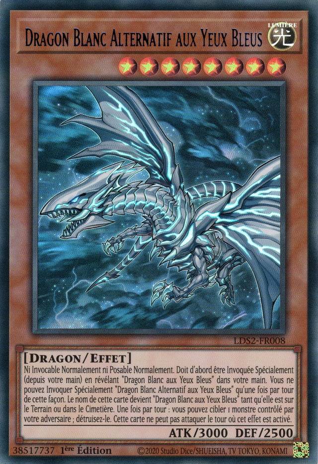 Dragon Blanc Alternatif aux Yeux Bleus : LDS2-FR008 UR (Bleu)