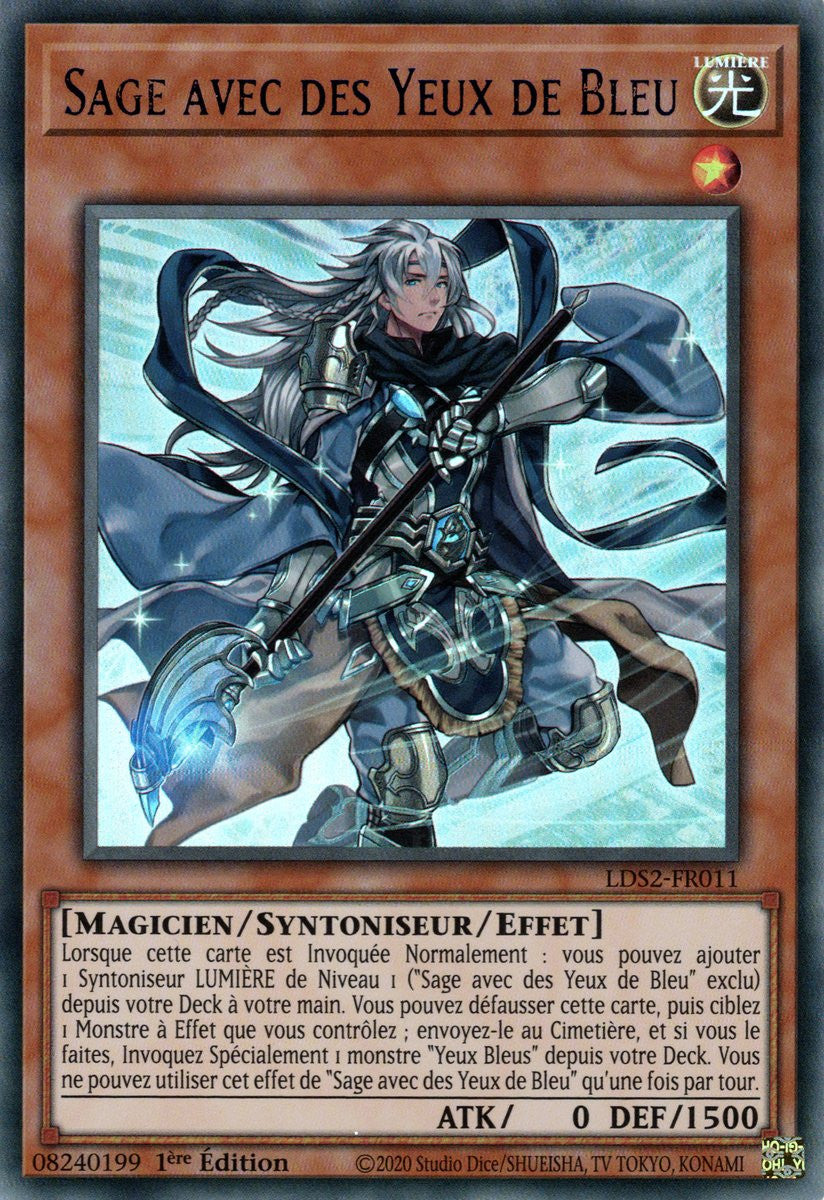 Sage avec des Yeux de Bleu : LDS2-FR011 UR (Bleu)