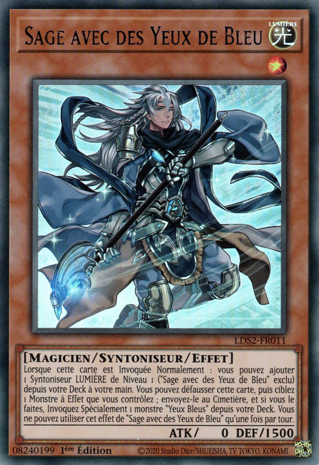 Sage avec des Yeux de Bleu : LDS2-FR011 UR (Bleu)