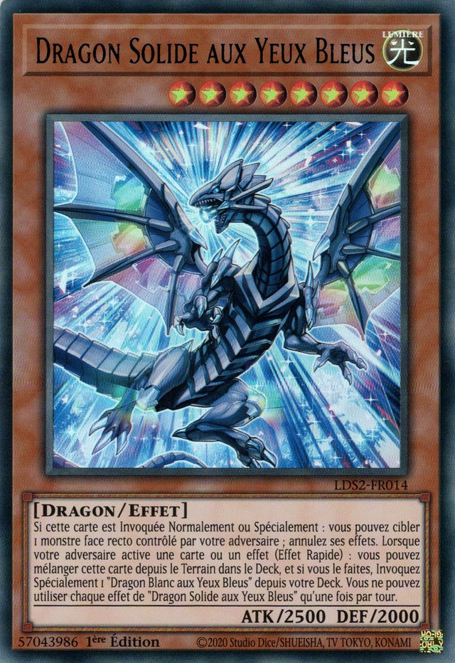 Dragon Solide aux Yeux Bleus : LDS2-FR014 UR (Bleu)