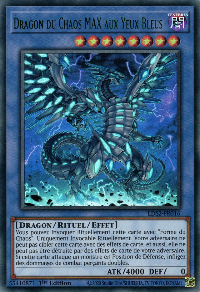 Dragon du Chaos MAX aux Yeux Bleus : LDS2-FR016 UR (Vert)
