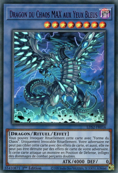 Dragon du Chaos MAX aux Yeux Bleus : LDS2-FR016 UR (Violet)
