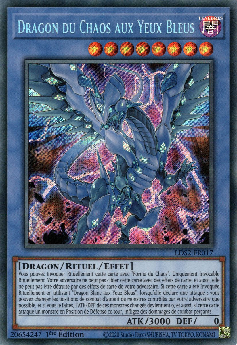 Dragon du Chaos aux Yeux Bleus : LDS2-FR017 SE