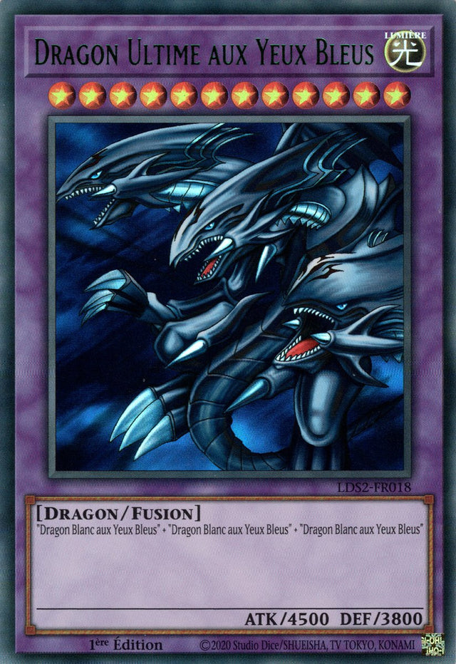Dragon Ultime aux Yeux Bleus : LDS2-FR018 UR (Vert)