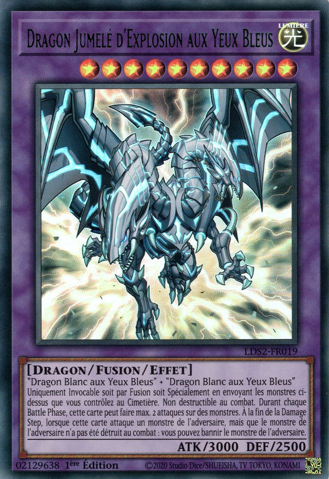 Dragon Jumelé d'Explosion aux Yeux Bleus : LDS2-FR019 UR (Vert)