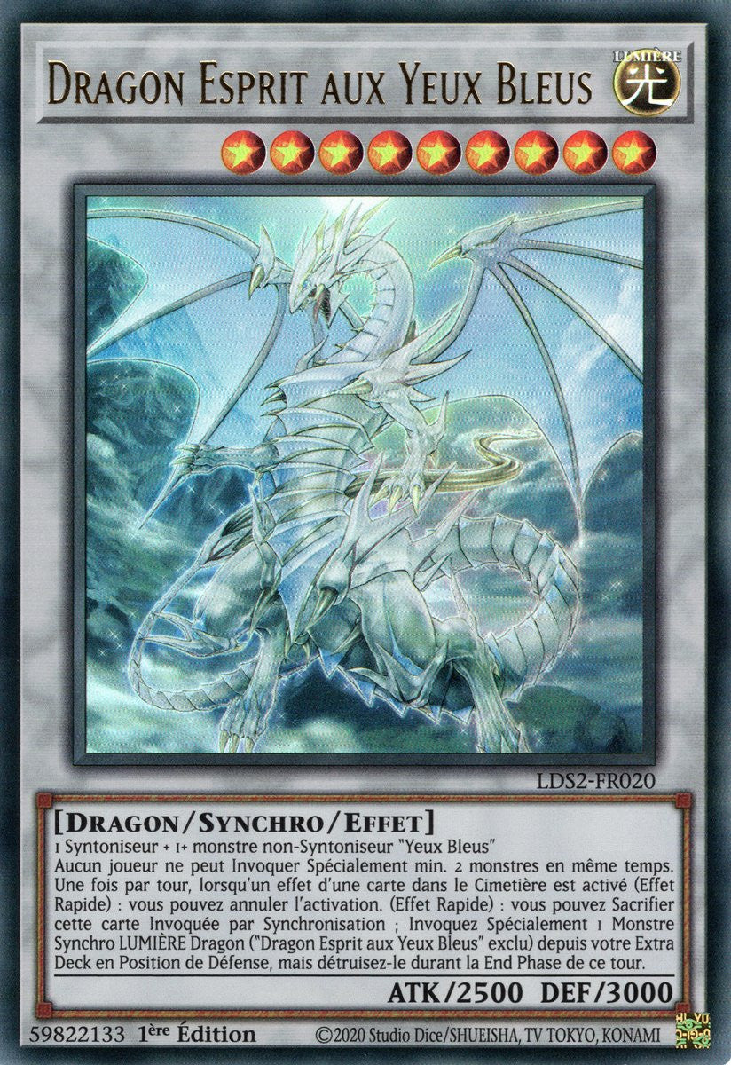 Dragon Esprit aux Yeux Bleus : LDS2-FR020 UR (Doré)